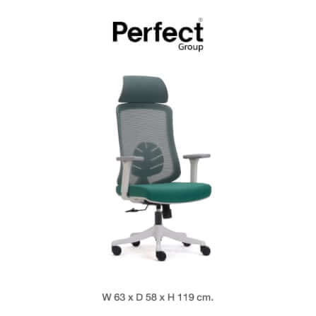 เก้าอี้ทำงานเพื่อสุขภาพ Perfect LEAF SERIES รุ่น POF-A089 สีเขียว_0